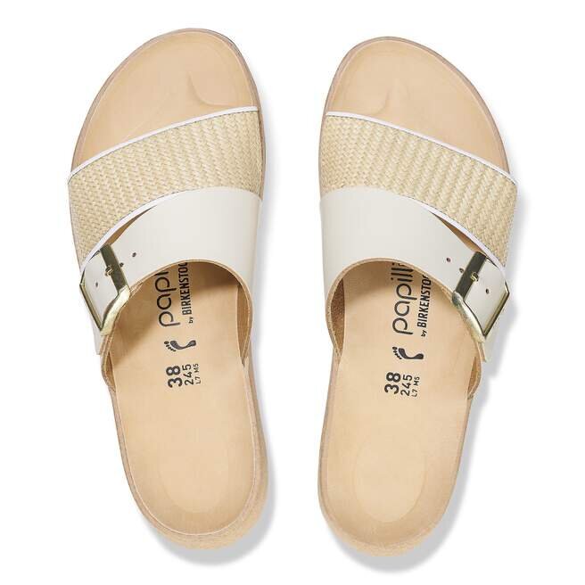 Almina Raffia Natural Leather Synthetics Almina Raffia Natural Leather Synthetics