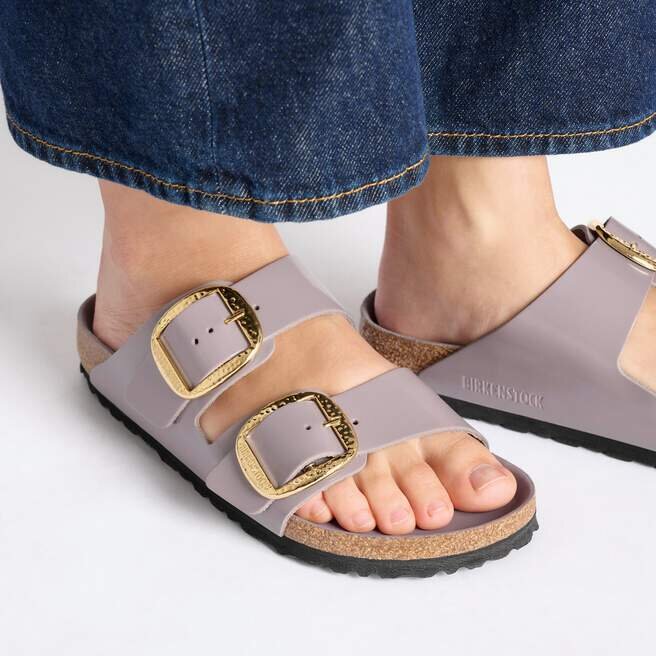 Arizona Big Buckle Natural Leather Patent Arizona Big Buckle Natural Leather Patent