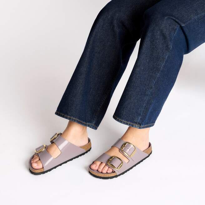 Arizona Big Buckle Natural Leather Patent Arizona Big Buckle Natural Leather Patent