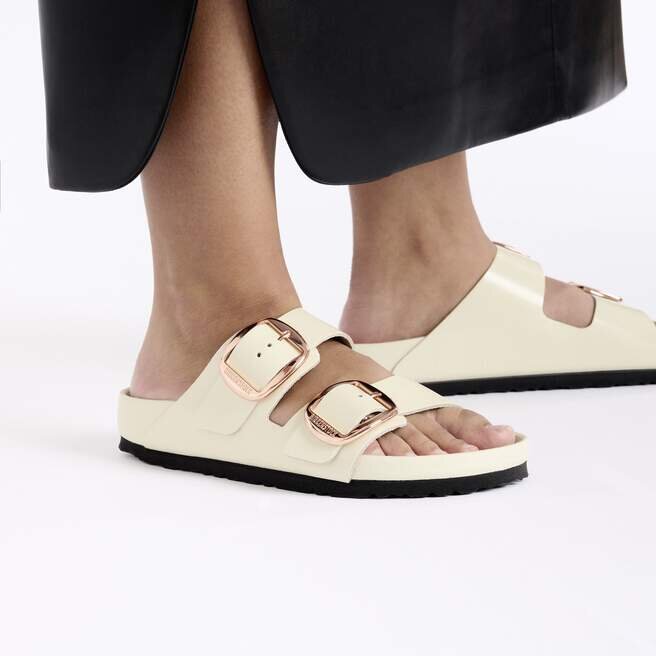 Arizona Big Buckle Natural Leather Patent Arizona Big Buckle Natural Leather Patent