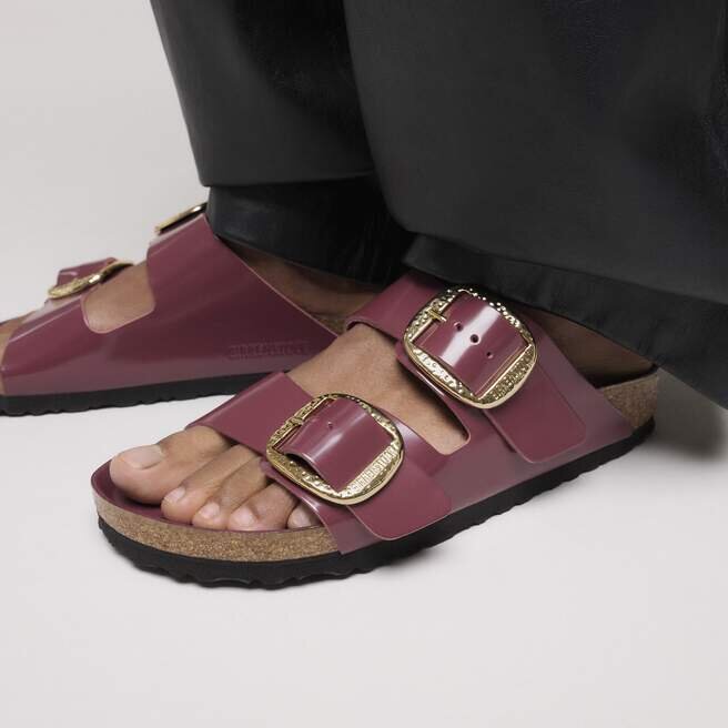 Arizona Big Buckle Natural Leather Patent Arizona Big Buckle Natural Leather Patent