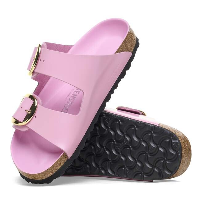 Arizona Big Buckle Natural Leather Patent High Shine Fondant Pink Arizona Big Buckle Natural Leather Patent High Shine Fondant Pink