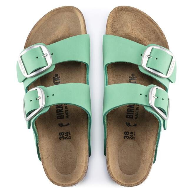Arizona Big Buckle Nubuck Leather Bold Jade Arizona Big Buckle Nubuck Leather Bold Jade