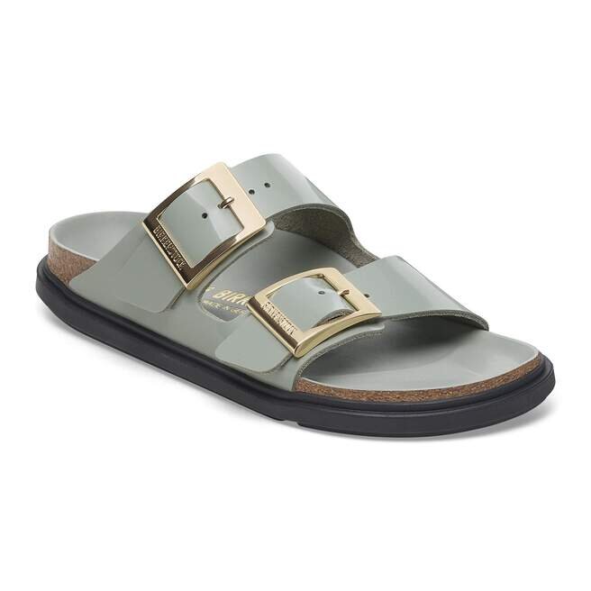 Arizona Droplet Buckle Natural Leather Patent Arizona Droplet Buckle Natural Leather Patent