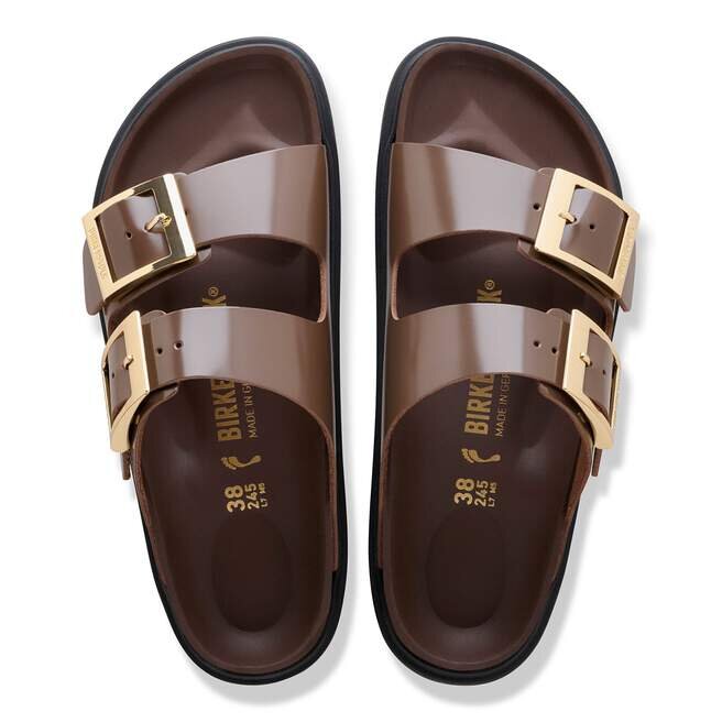 Arizona Droplet Buckle Natural Leather Patent Arizona Droplet Buckle Natural Leather Patent