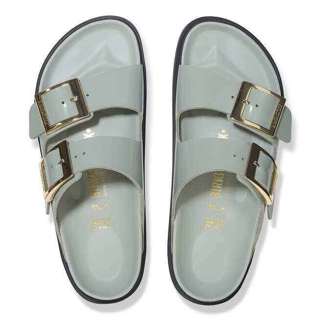 Arizona Droplet Buckle Natural Leather Patent Arizona Droplet Buckle Natural Leather Patent
