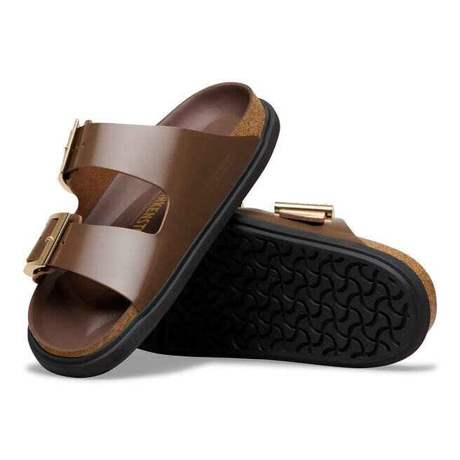 Arizona Droplet Buckle Natural Leather Patent Arizona Droplet Buckle Natural Leather Patent