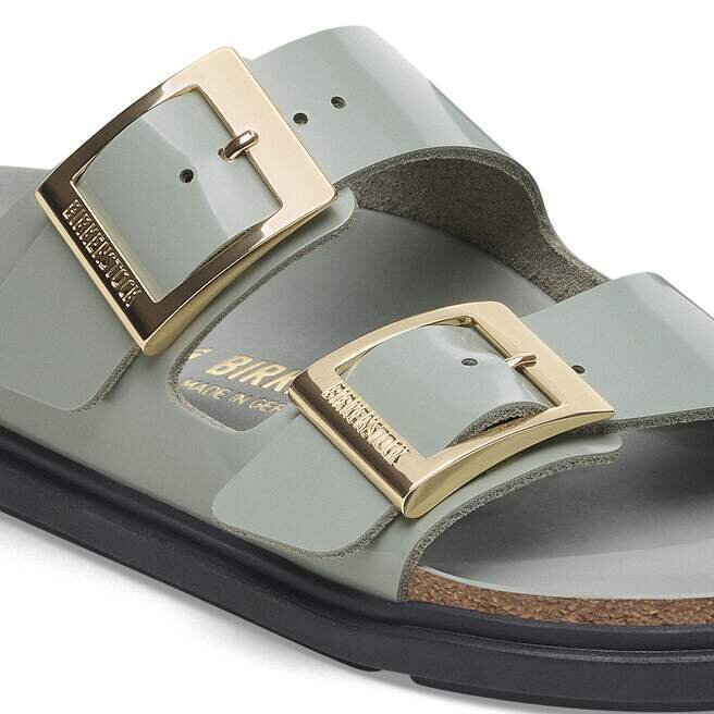 Arizona Droplet Buckle Natural Leather Patent Arizona Droplet Buckle Natural Leather Patent