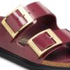 Arizona Droplet Buckle Natural Leather Patent Arizona Droplet Buckle Natural Leather Patent