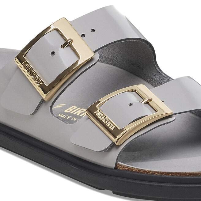 Arizona Droplet Buckle Natural Leather Patent Arizona Droplet Buckle Natural Leather Patent