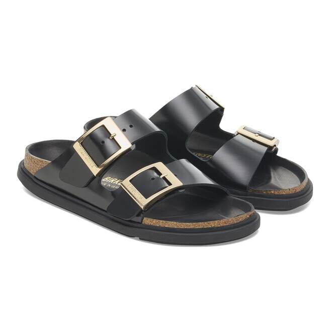 Arizona Droplet Buckle Natural Leather Patent Arizona Droplet Buckle Natural Leather Patent