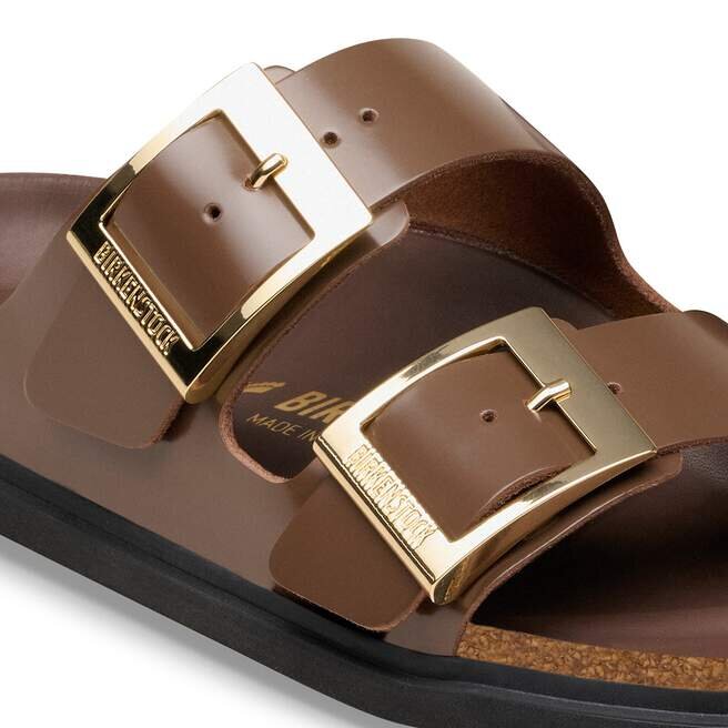 Arizona Droplet Buckle Natural Leather Patent Arizona Droplet Buckle Natural Leather Patent
