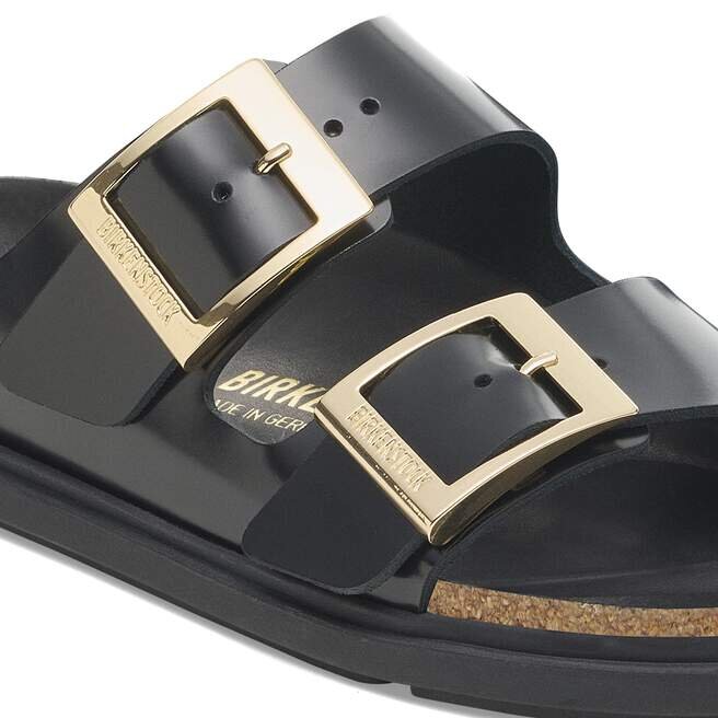 Arizona Droplet Buckle Natural Leather Patent Arizona Droplet Buckle Natural Leather Patent