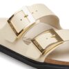 Arizona Droplet Buckle Natural Leather Patent Arizona Droplet Buckle Natural Leather Patent