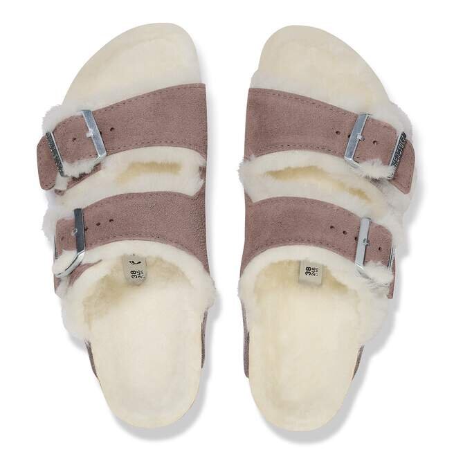 Arizona Shearling Suede Leather-Shearling Faded Purple Arizona Shearling Suede Leather-Shearling Faded Purple