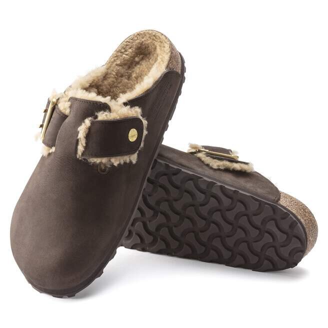 Boston Bold Shearling Leather Espresso Boston Bold Shearling Leather Espresso