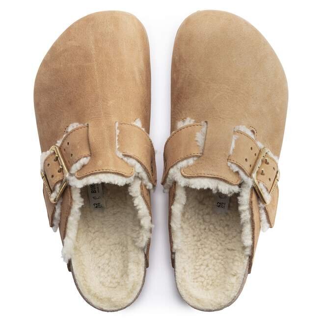Boston Bold Shearling Natural Leather Boston Bold Shearling Natural Leather