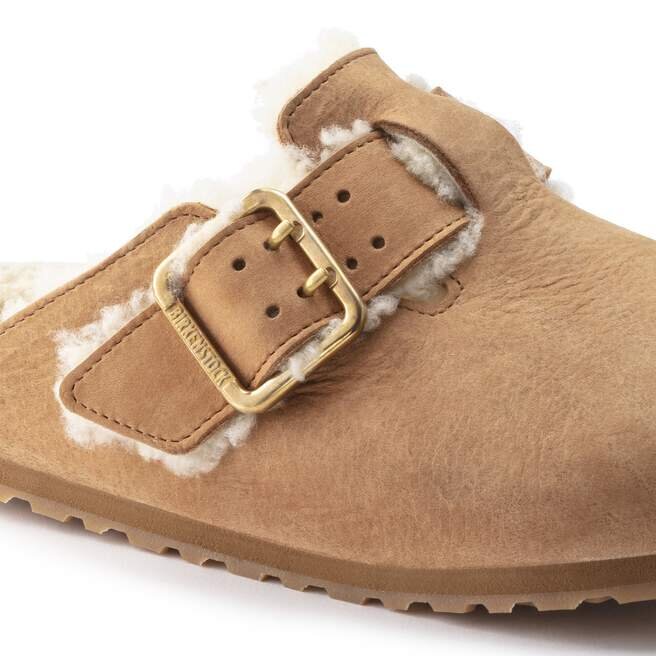Boston Bold Shearling Natural Leather Boston Bold Shearling Natural Leather