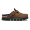 Boston Pap Chunky Shearling Suede Leather