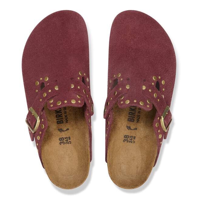 Boston Rivet Suede Leather Boston Rivet Suede Leather