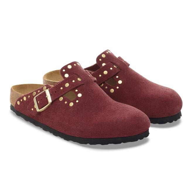 Boston Rivet Suede Leather Boston Rivet Suede Leather