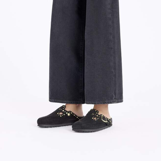 Boston Rivet Suede Leather Boston Rivet Suede Leather