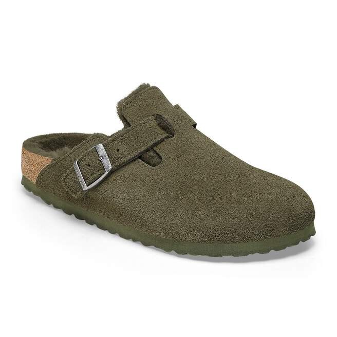 Boston Shearling Suede Leather Boston Shearling Suede Leather