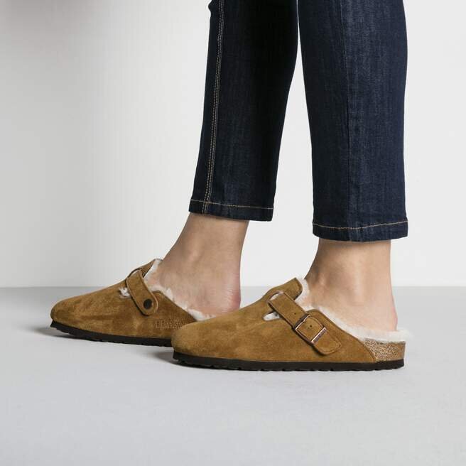 Boston Shearling Suede Leather Boston Shearling Suede Leather