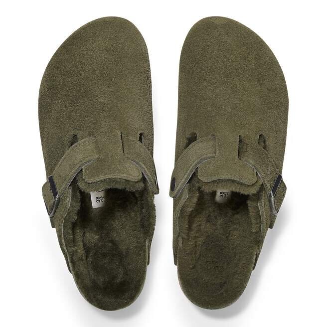 Boston Shearling Suede Leather Boston Shearling Suede Leather