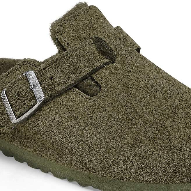 Boston Shearling Suede Leather Boston Shearling Suede Leather