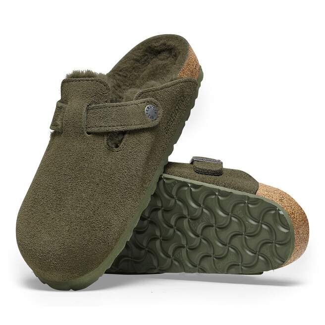 Boston Shearling Suede Leather Boston Shearling Suede Leather
