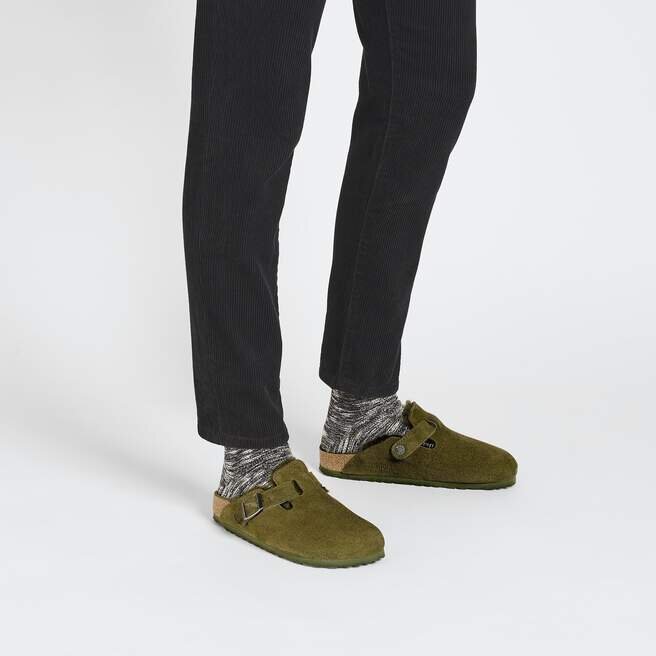 Boston Shearling Suede Leather Boston Shearling Suede Leather