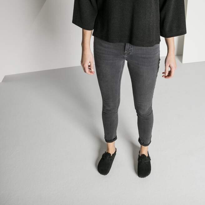 Boston Shearling Suede Leather Boston Shearling Suede Leather