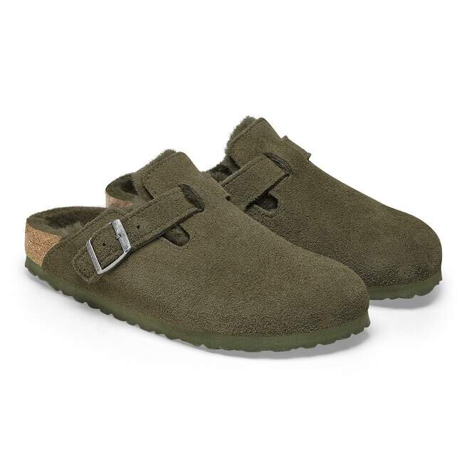 Boston Shearling Suede Leather Boston Shearling Suede Leather