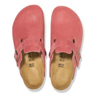 Boston Suede Embossed Corduroy Sienna Red