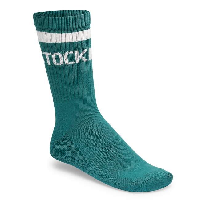 Cotton Tennis Socks Cotton-Polyamide-Elastane Green Cotton Tennis Socks Cotton-Polyamide-Elastane Green