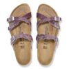 Franca Braided Oiled Leather Lavender Franca Braided Oiled Leather Lavender
