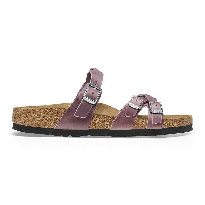 Franca Braided Oiled Leather Lavender Franca Braided Oiled Leather Lavender