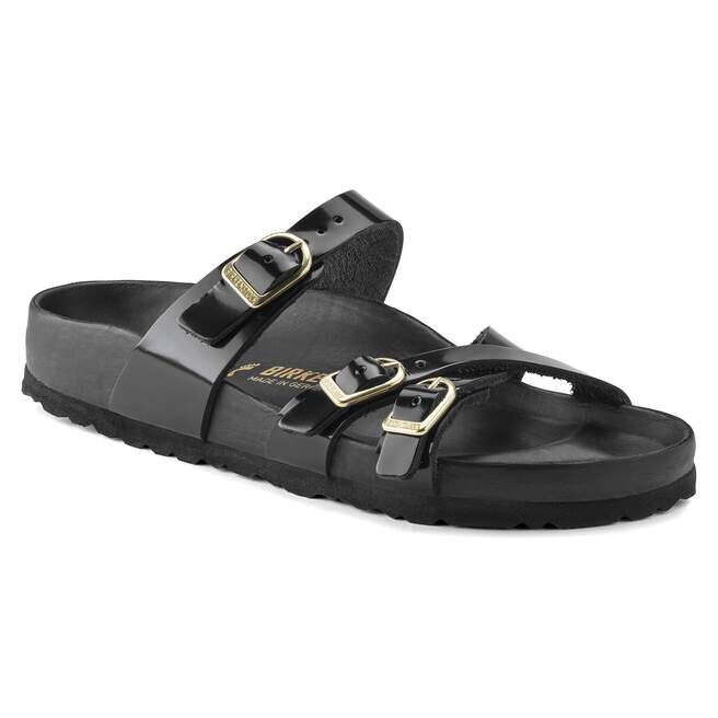 Franca Natural Leather Patent High Shine Black Franca Natural Leather Patent High Shine Black