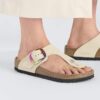 Gizeh Big Buckle Natural Leather Nubuck Gizeh Big Buckle Natural Leather Nubuck