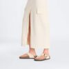 Gizeh Big Buckle Natural Leather Nubuck Gizeh Big Buckle Natural Leather Nubuck