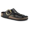 Gizeh Big Buckle Natural Leather Patent Gizeh Big Buckle Natural Leather Patent