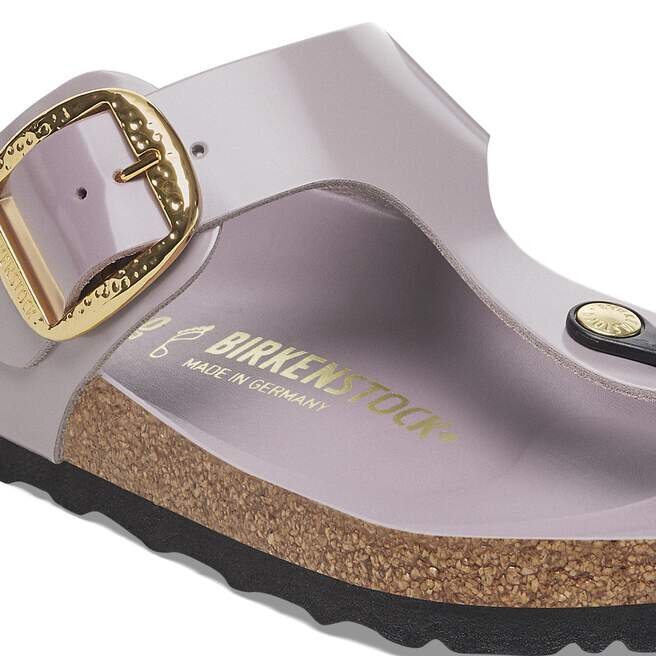 Gizeh Big Buckle Natural Leather Patent Gizeh Big Buckle Natural Leather Patent