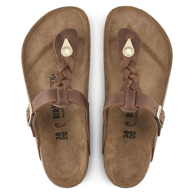 Gizeh Braided Natural Leather Oiled Gizeh Braided Natural Leather Oiled