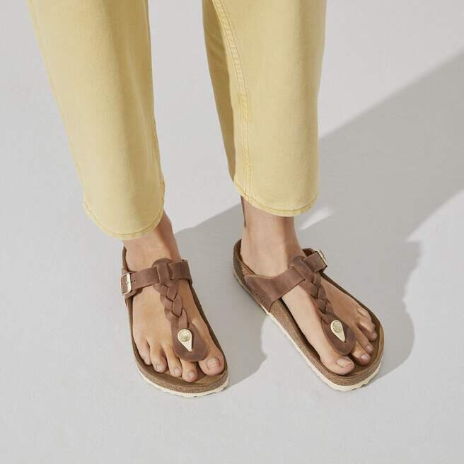Gizeh Braided Natural Leather Oiled Gizeh Braided Natural Leather Oiled
