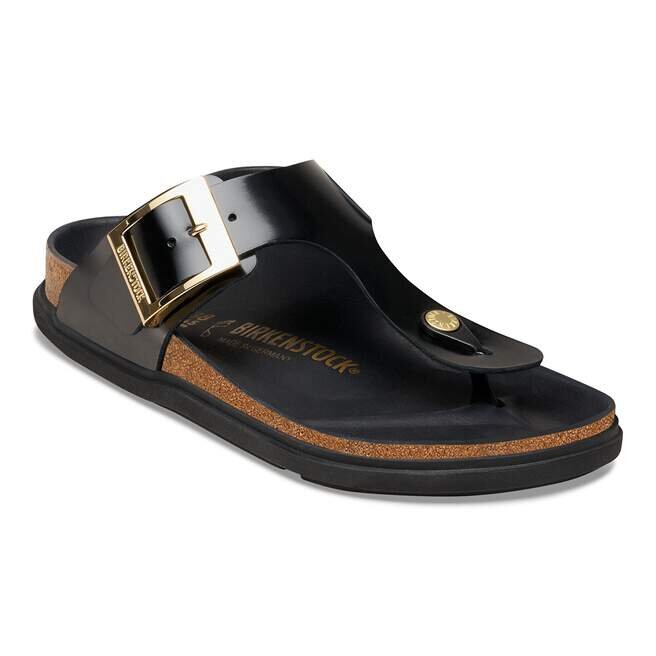 Gizeh Droplet Buckle Natural Leather Patent Gizeh Droplet Buckle Natural Leather Patent