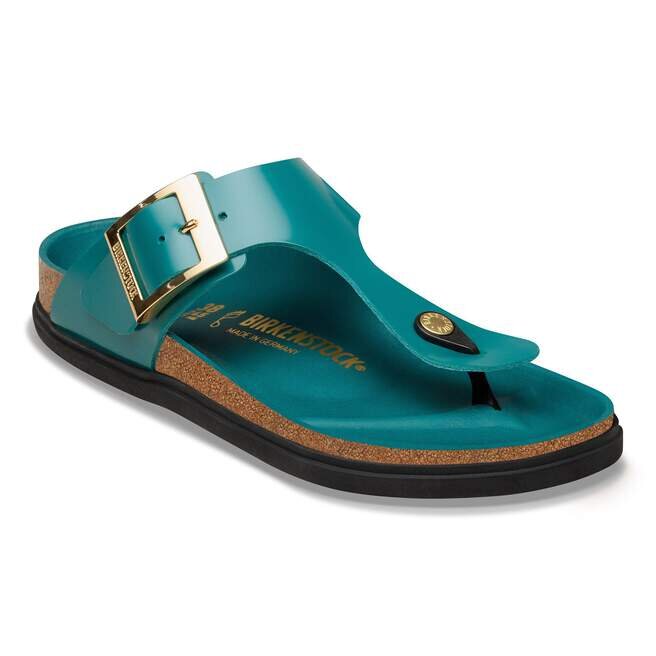 Gizeh Droplet Buckle Natural Leather Patent Gizeh Droplet Buckle Natural Leather Patent
