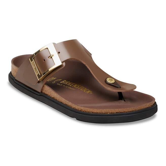 Gizeh Droplet Buckle Natural Leather Patent Gizeh Droplet Buckle Natural Leather Patent