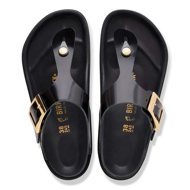 Gizeh Droplet Buckle Natural Leather Patent Gizeh Droplet Buckle Natural Leather Patent