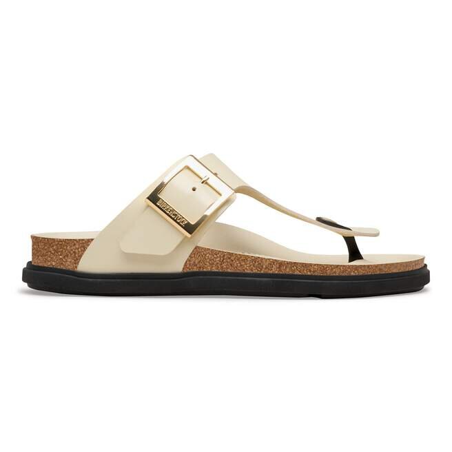Gizeh Droplet Buckle Natural Leather Patent Gizeh Droplet Buckle Natural Leather Patent